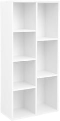 White 7 Compartment Shelf Unit