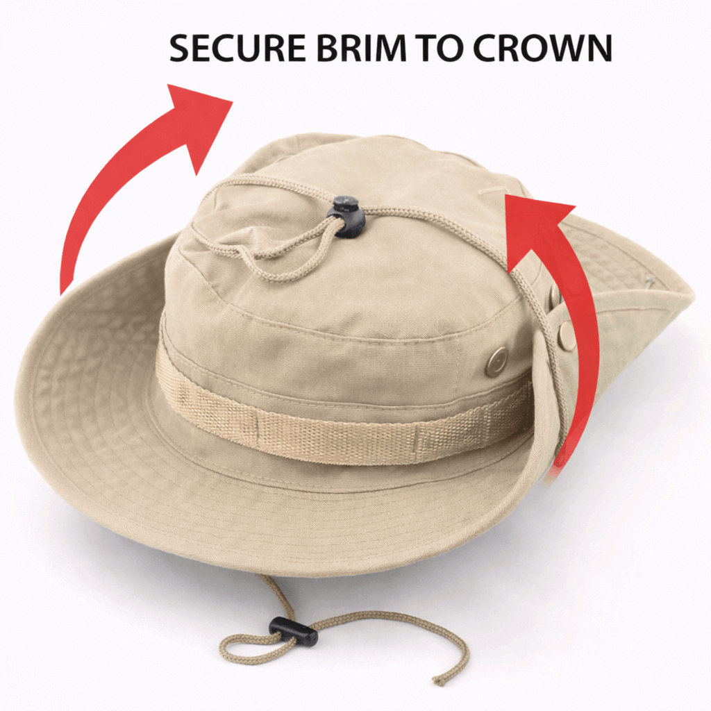 Tactical Wide Brim Bucket Hat