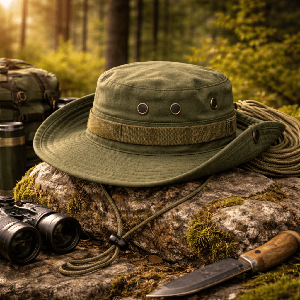 Tactical Wide Brim Bucket Hat