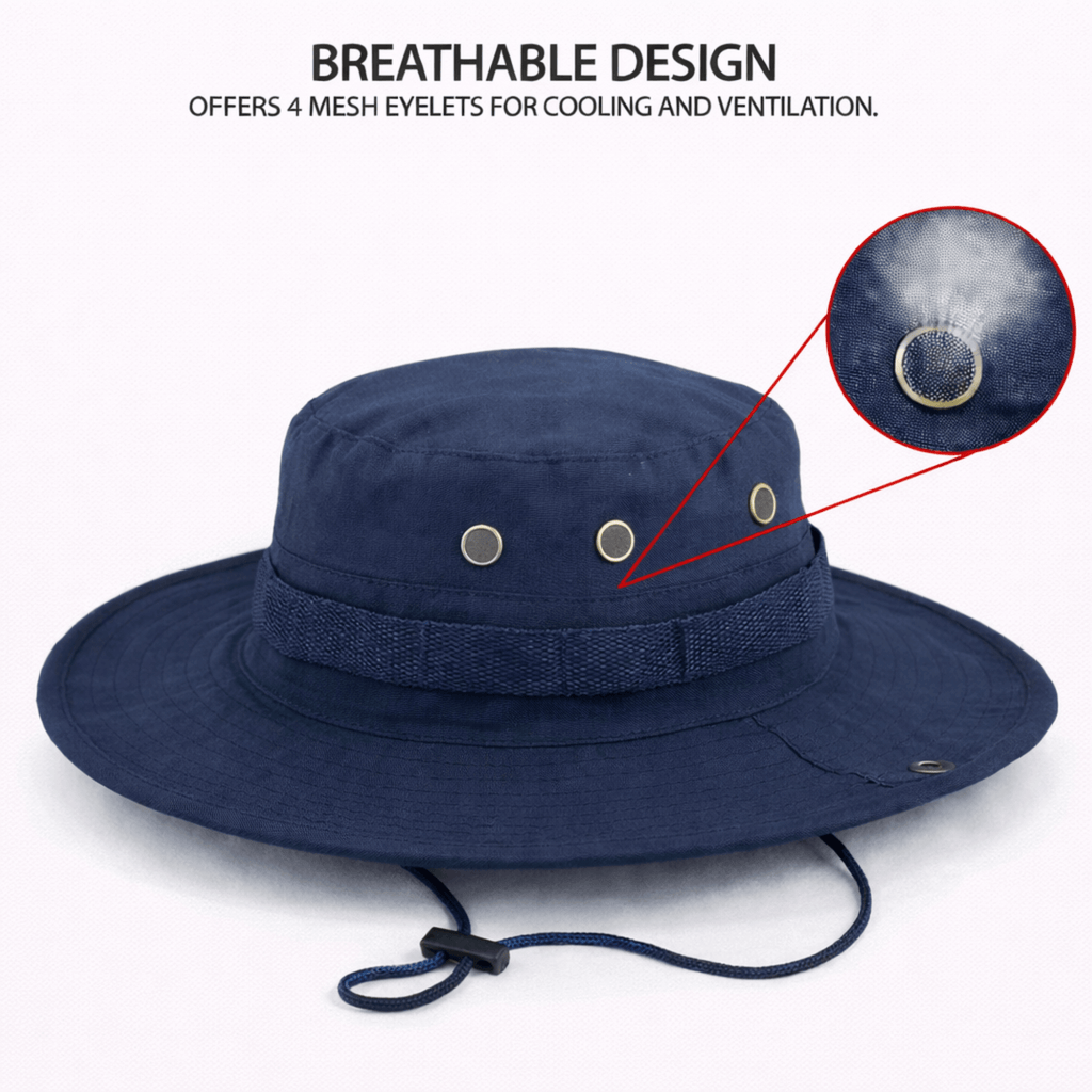 Tactical Wide Brim Bucket Hat