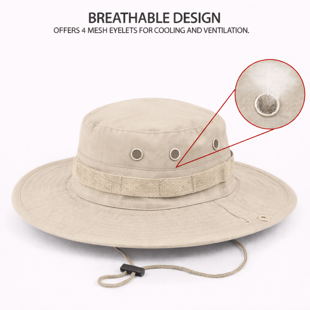 Tactical Wide Brim Bucket Hat