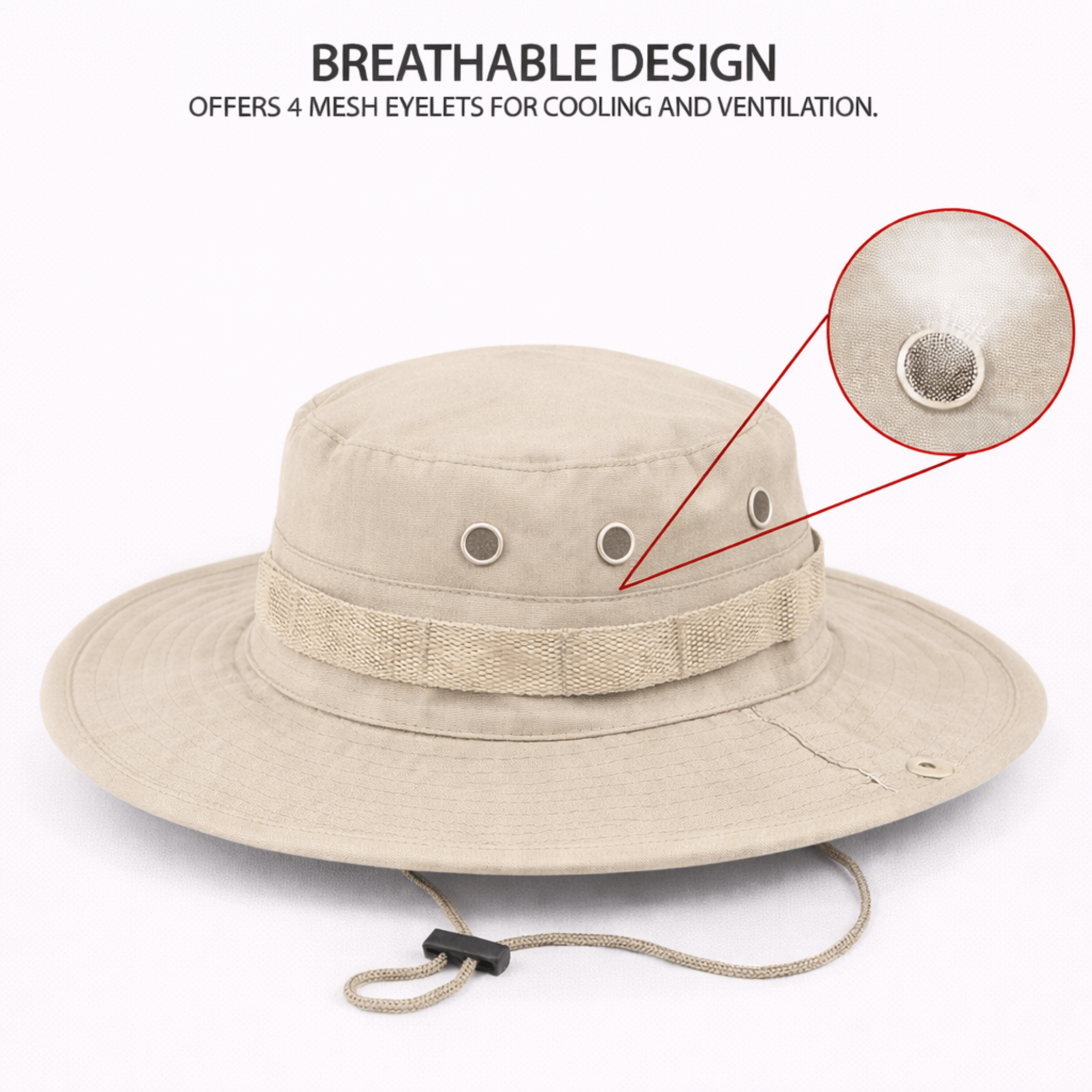 Tactical Wide Brim Bucket Hat