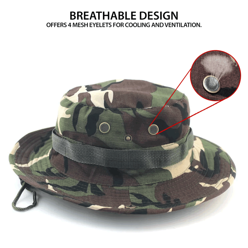 Tactical Wide Brim Bucket Hat