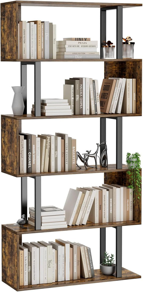 5-Tier S Shaped Shelving Unit