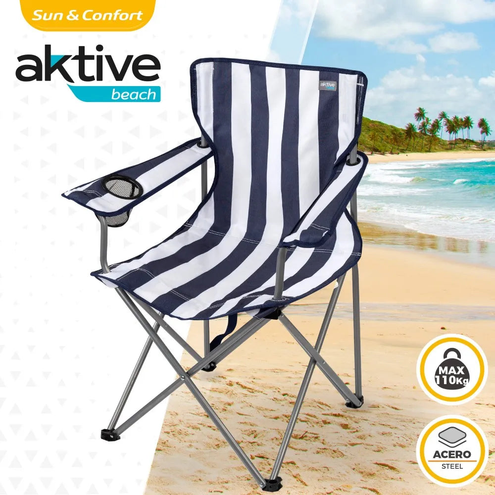 Folding Camping Chair with Breathable Backrest