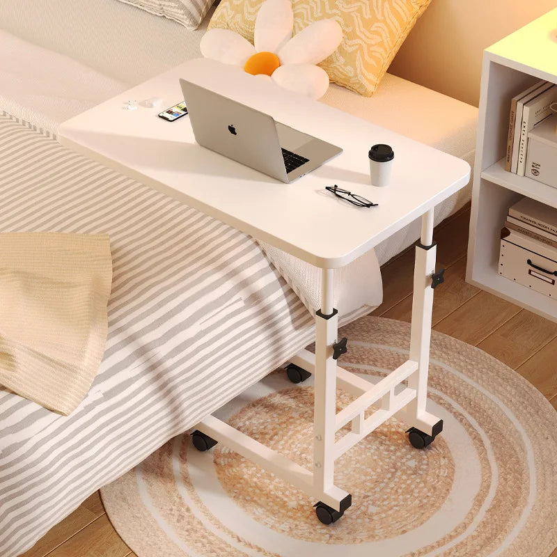 Rolling Wheeled Movable Bedside Table