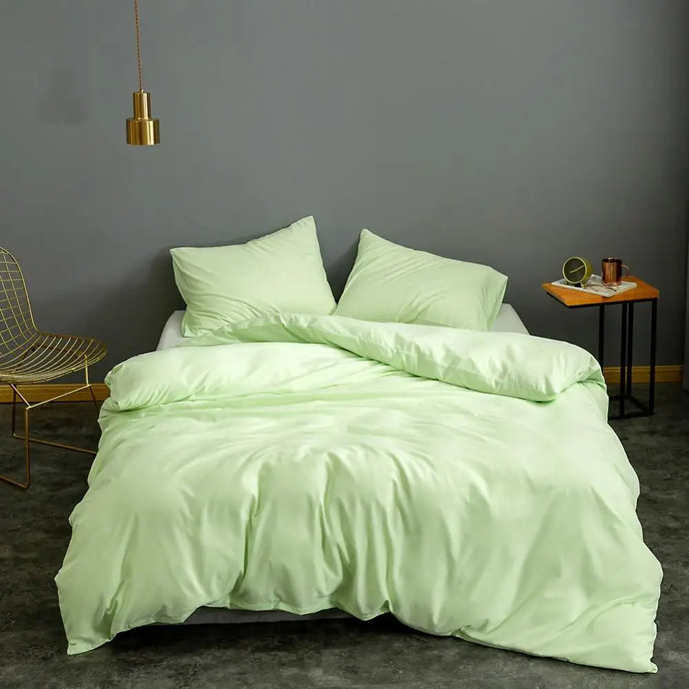 Pink Solid Colour Duvet Cover – King Size