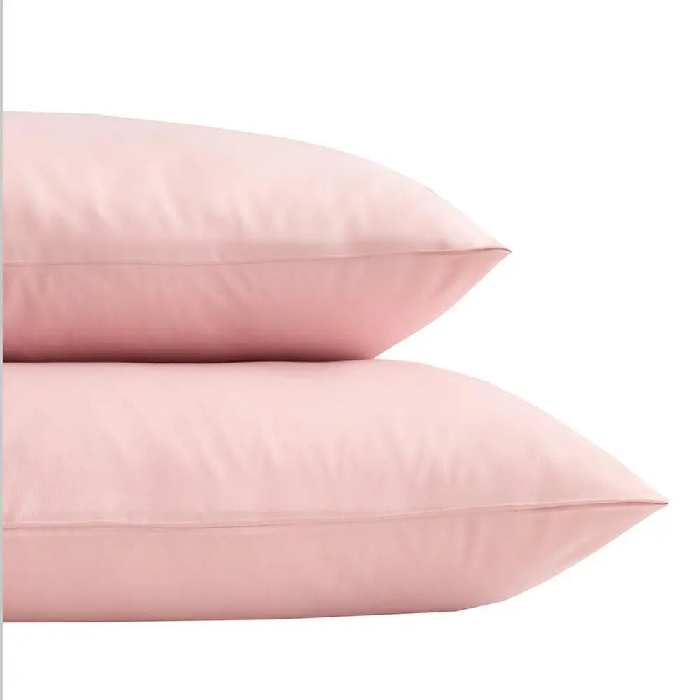 Pink Solid Colour Duvet Cover – King Size