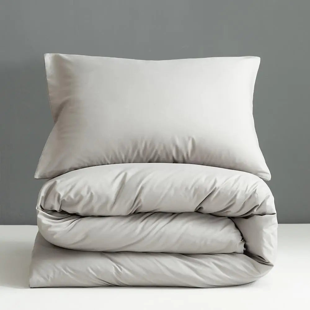 Pink Solid Colour Duvet Cover – King Size