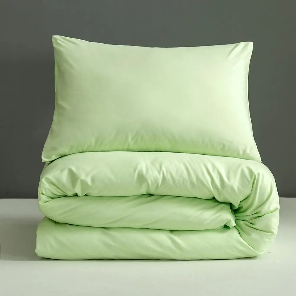 Pink Solid Colour Duvet Cover – King Size