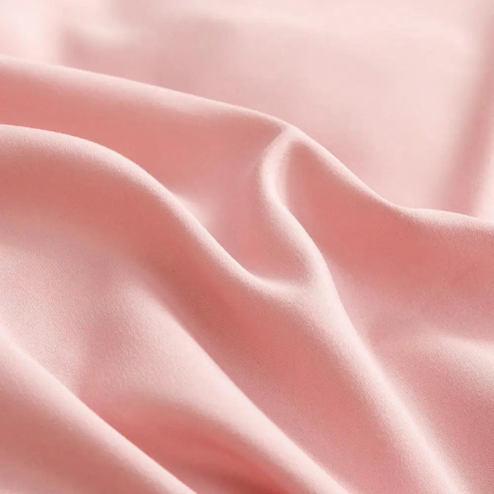 Pink Solid Colour Duvet Cover – King Size