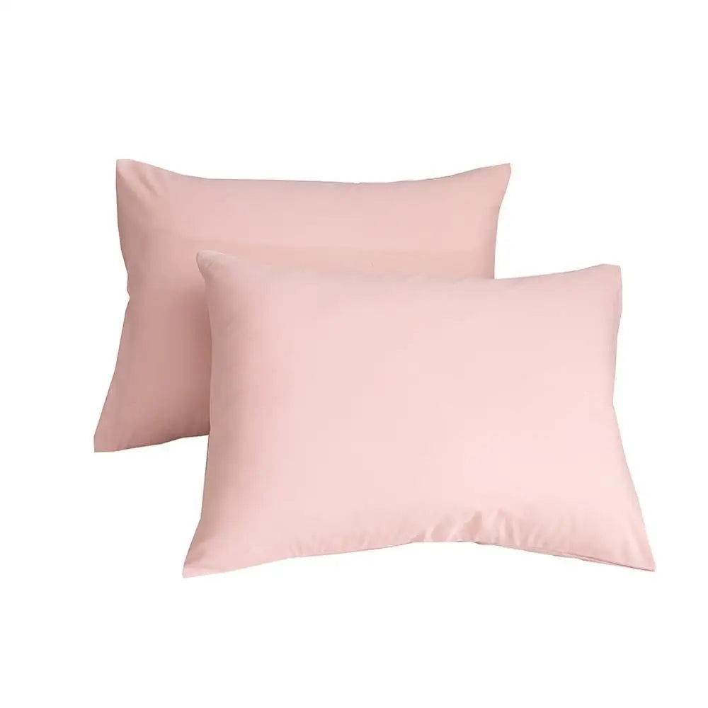 Pink Solid Colour Duvet Cover – King Size