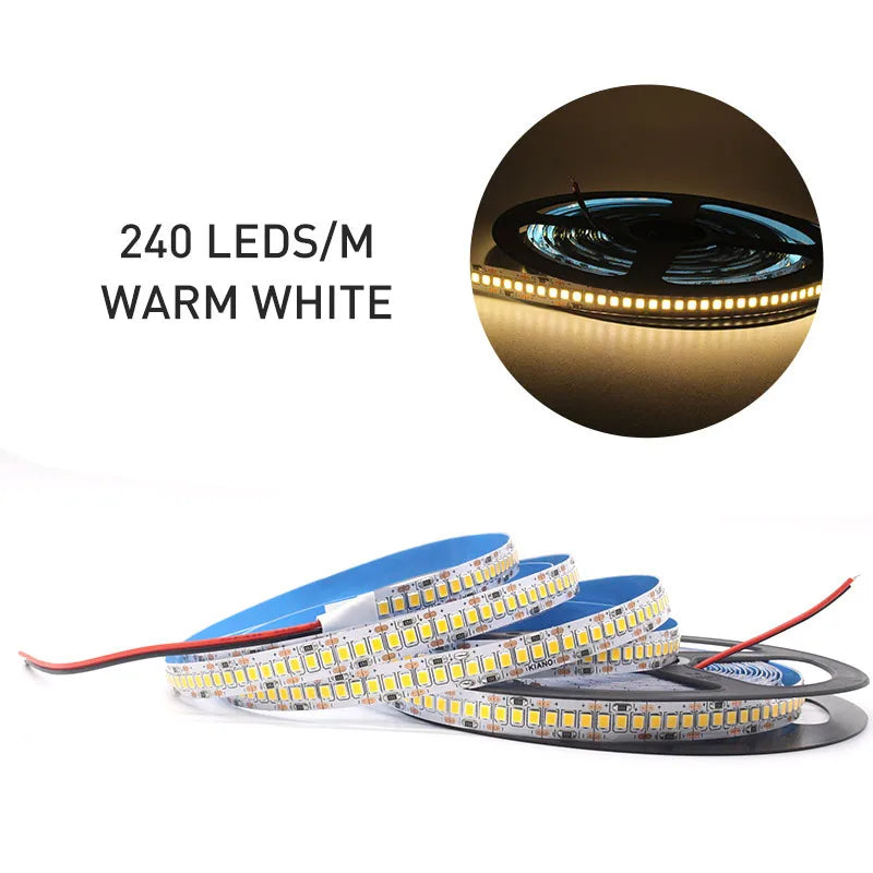 12V DC Warm White LED Strip Light