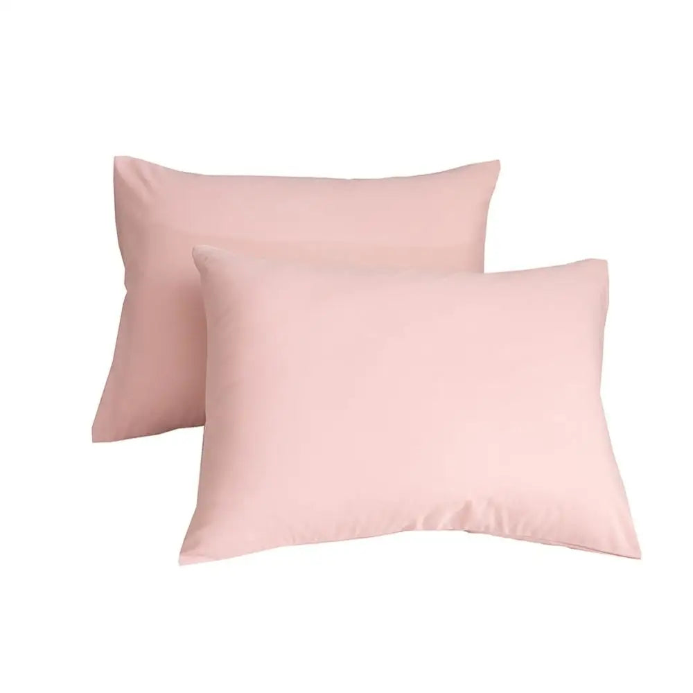 Pink Solid Colour Duvet Cover – King Size