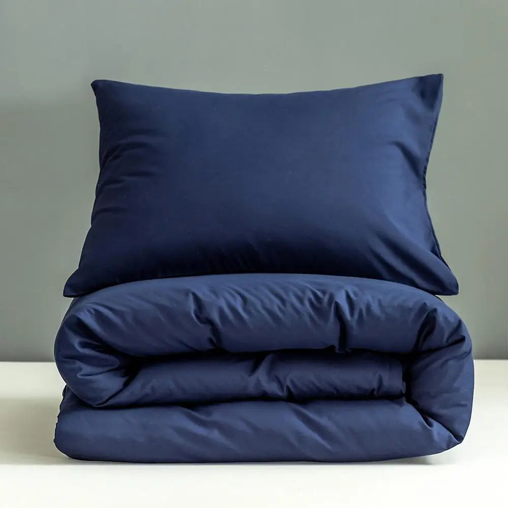 Pink Solid Colour Duvet Cover – King Size