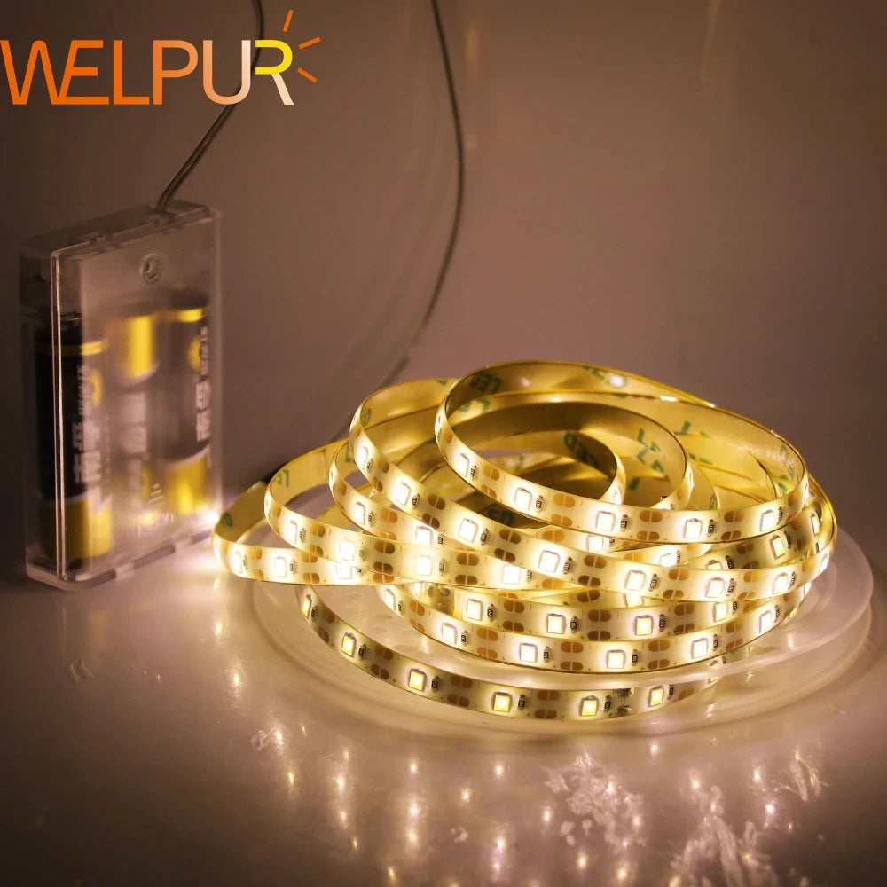 Battery-Powered Flexible LED Strip Light