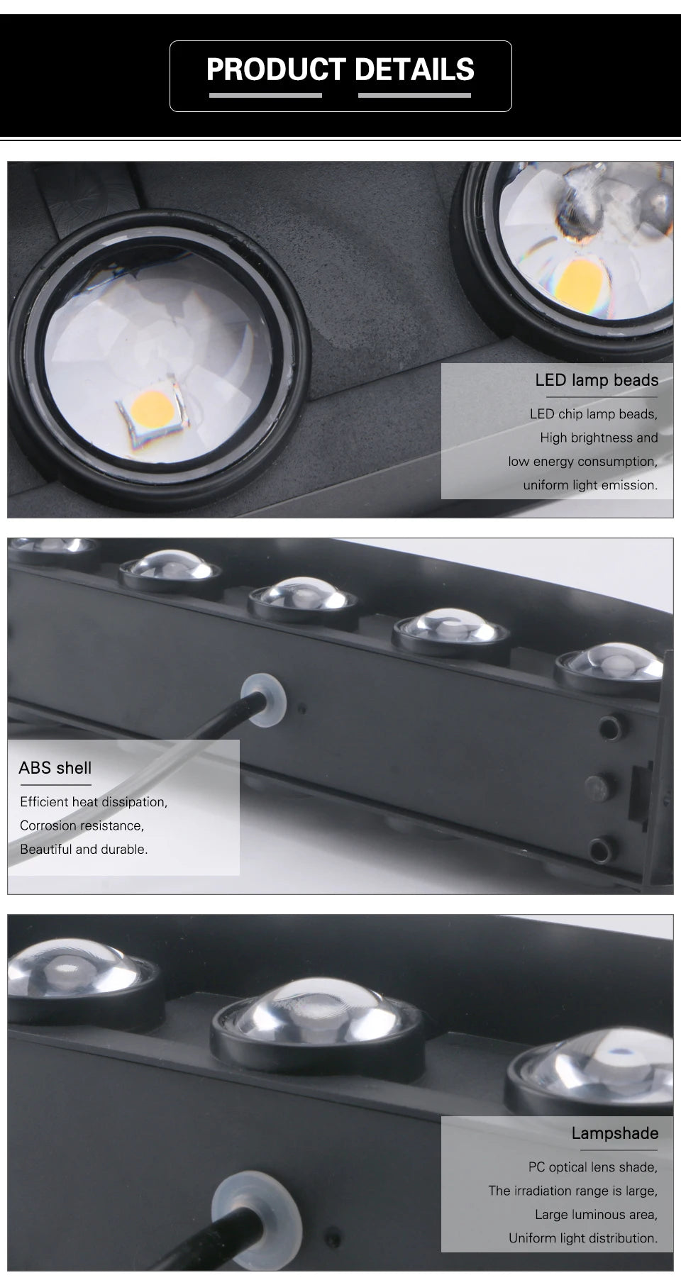 Up & Down LED Wall Light – Indoor & Outdoor Waterproof
