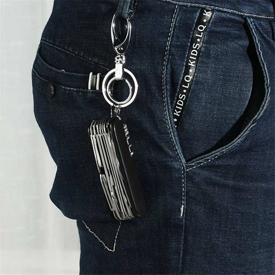 Stainless Steel Folding Multitool Pocket Knife