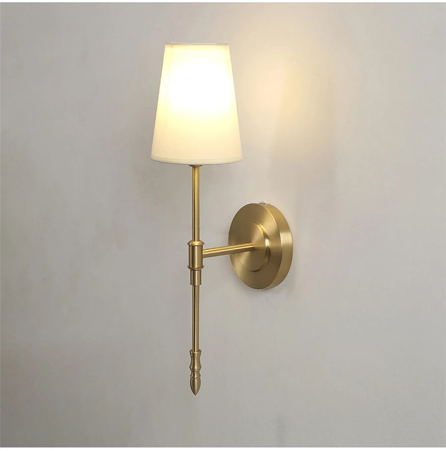 Retro Copper LED Wall Sconce – Bedside & Corridor