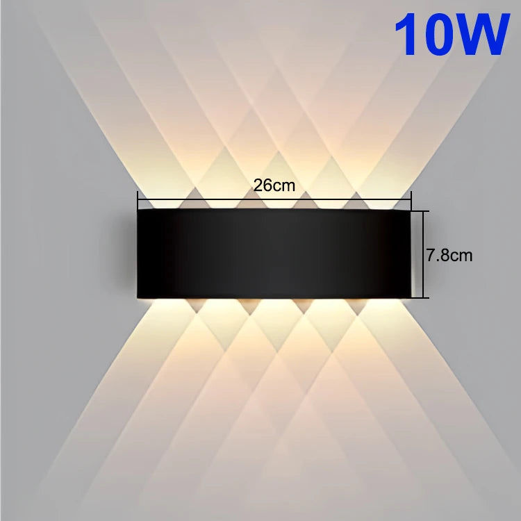 Up & Down LED Wall Light – Indoor & Outdoor Waterproof