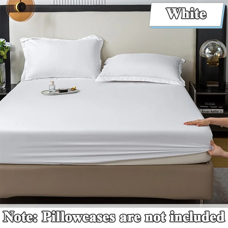 Elastic Fitted Bed Sheet – Solid Colour
