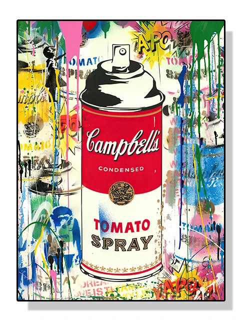 Banksy Graffiti Street Art Canvas Print