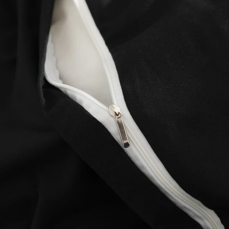 Plain Black Bedding Set – All Sizes