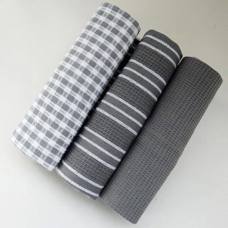 Natural Cotton Classic Tea Towels – 3 Pack