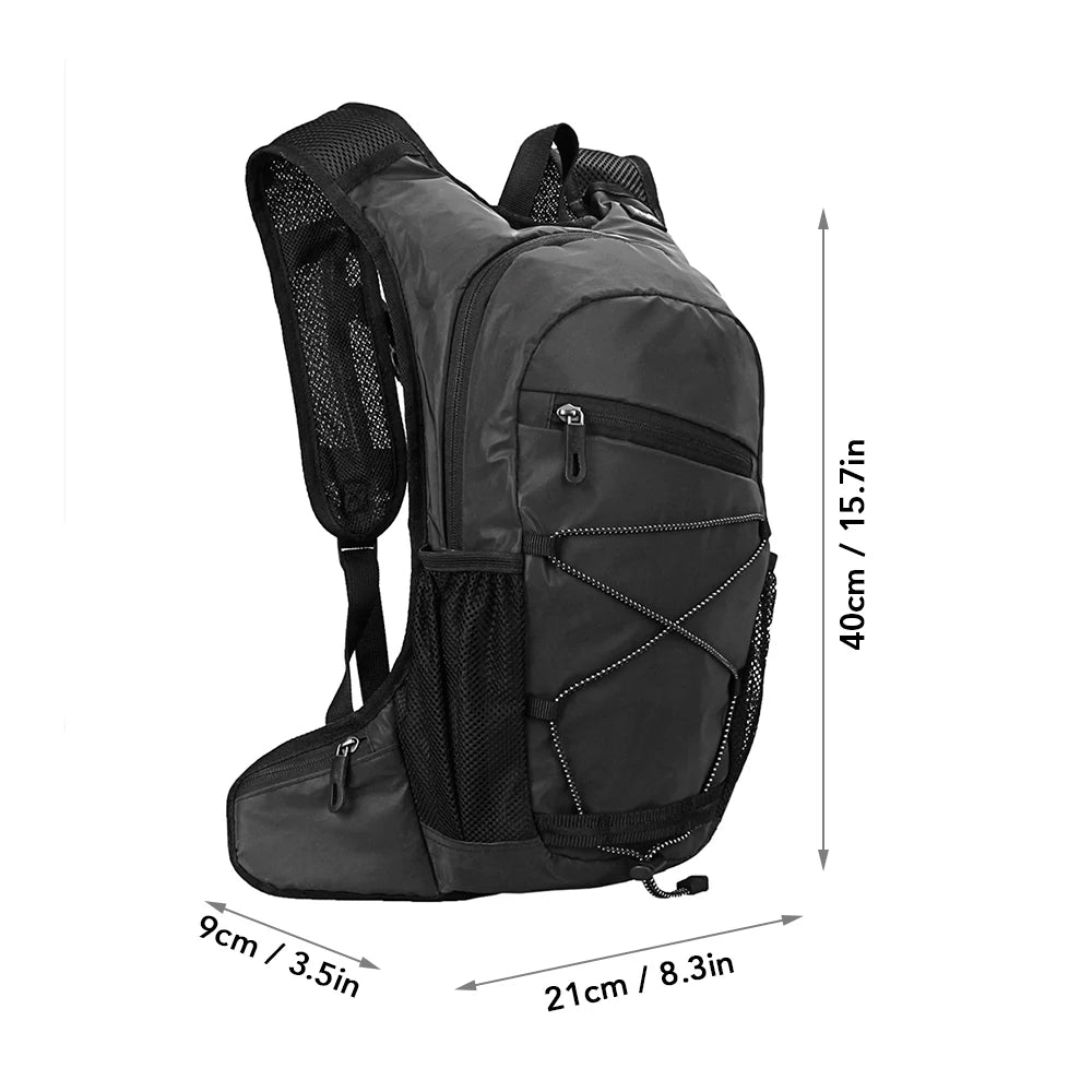8L Reflective Cycling Hydration Backpack