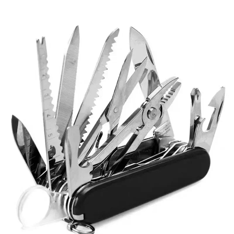 Stainless Steel Folding Multitool Pocket Knife