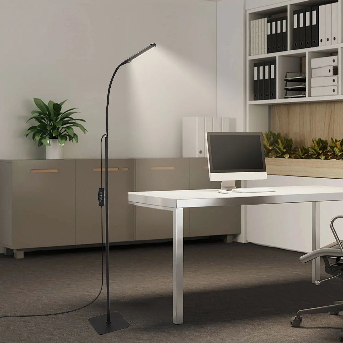 360° Rotating LED Floor Lamp – 3 Colour Modes