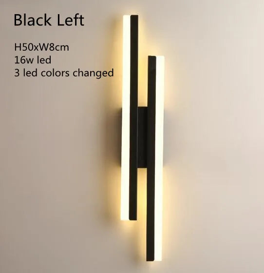 LED Bedroom Wall Sconce – Copper Pipe Acrylic Shade