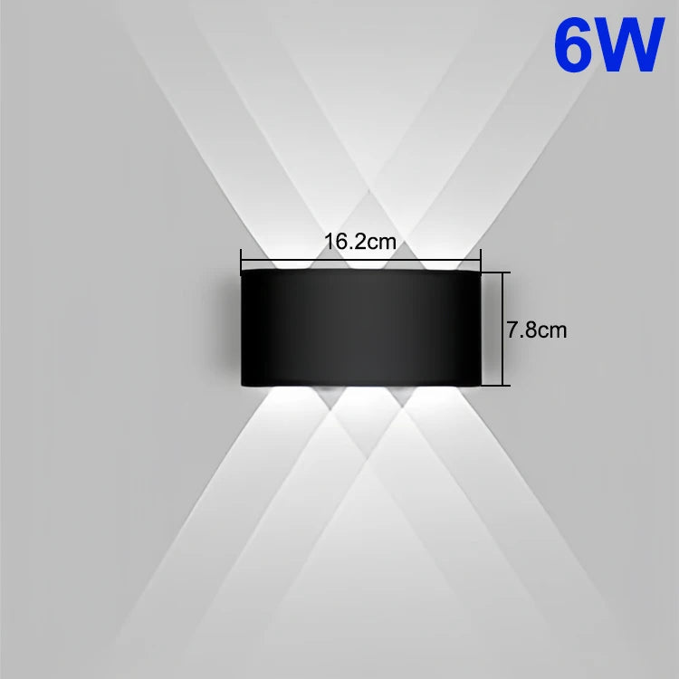 Up & Down LED Wall Light – Indoor & Outdoor Waterproof