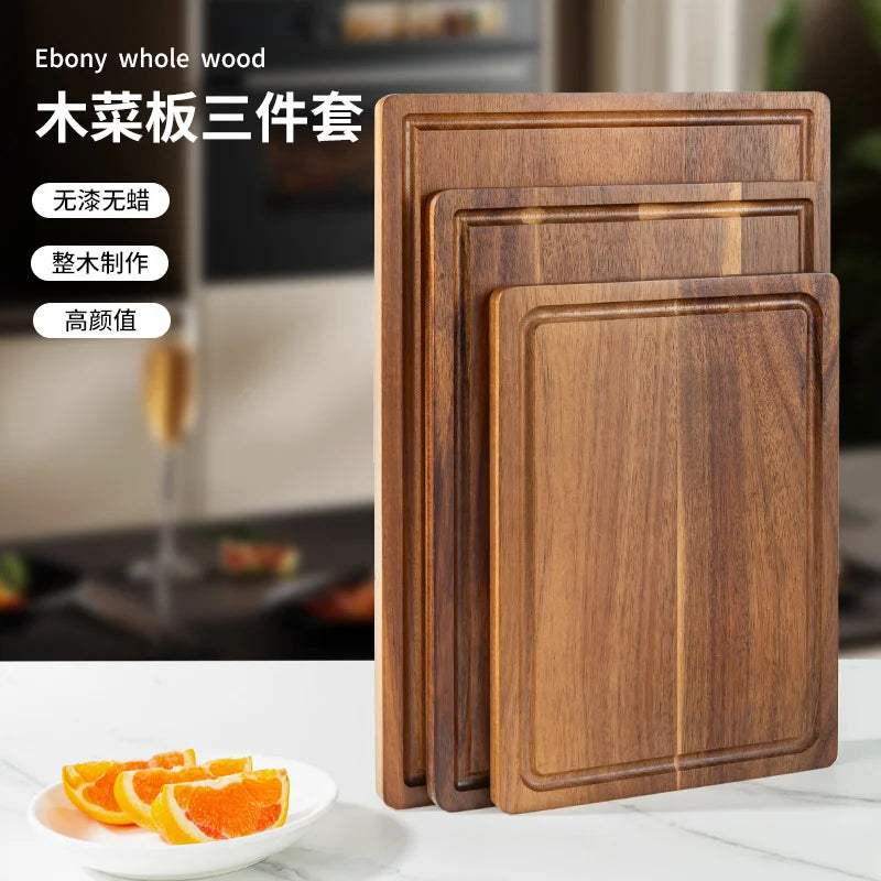 Beech & Walnut Wooden Chopping Block