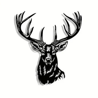 Elegant Deer Metal Wall Art