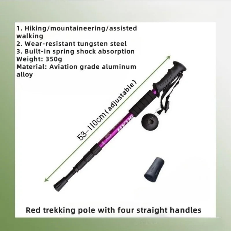 Collapsible Anti-Shock Hiking Trekking Poles