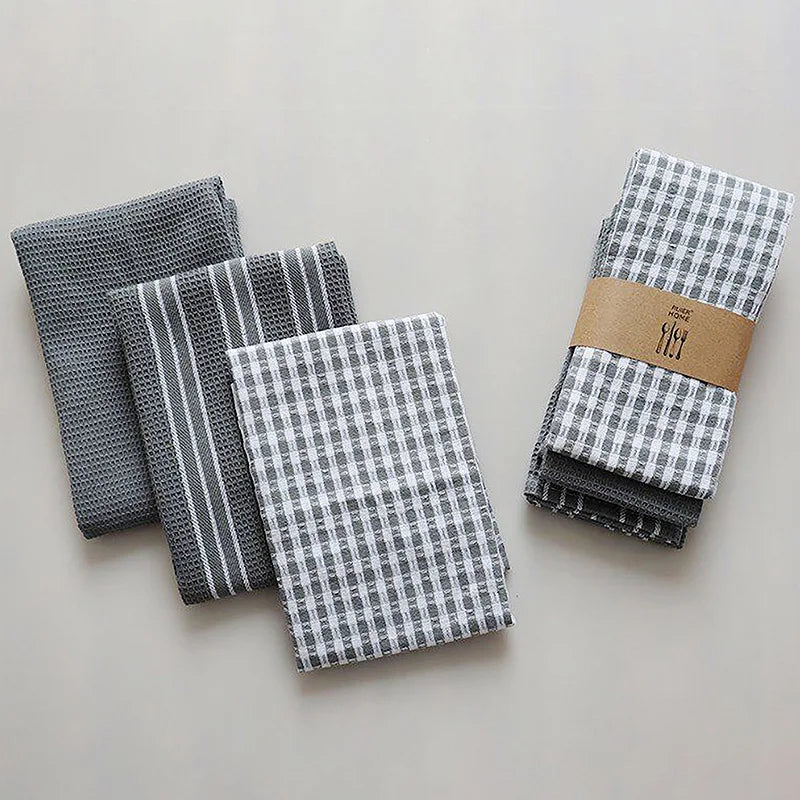 Natural Cotton Classic Tea Towels – 3 Pack