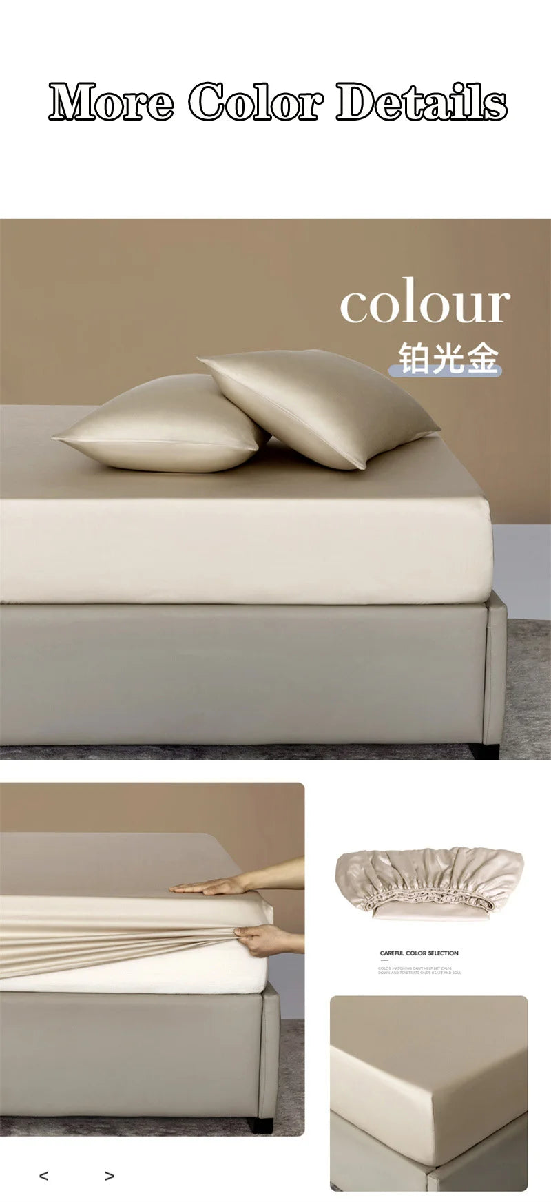 Organic Bamboo Silky Fitted Bed Sheet