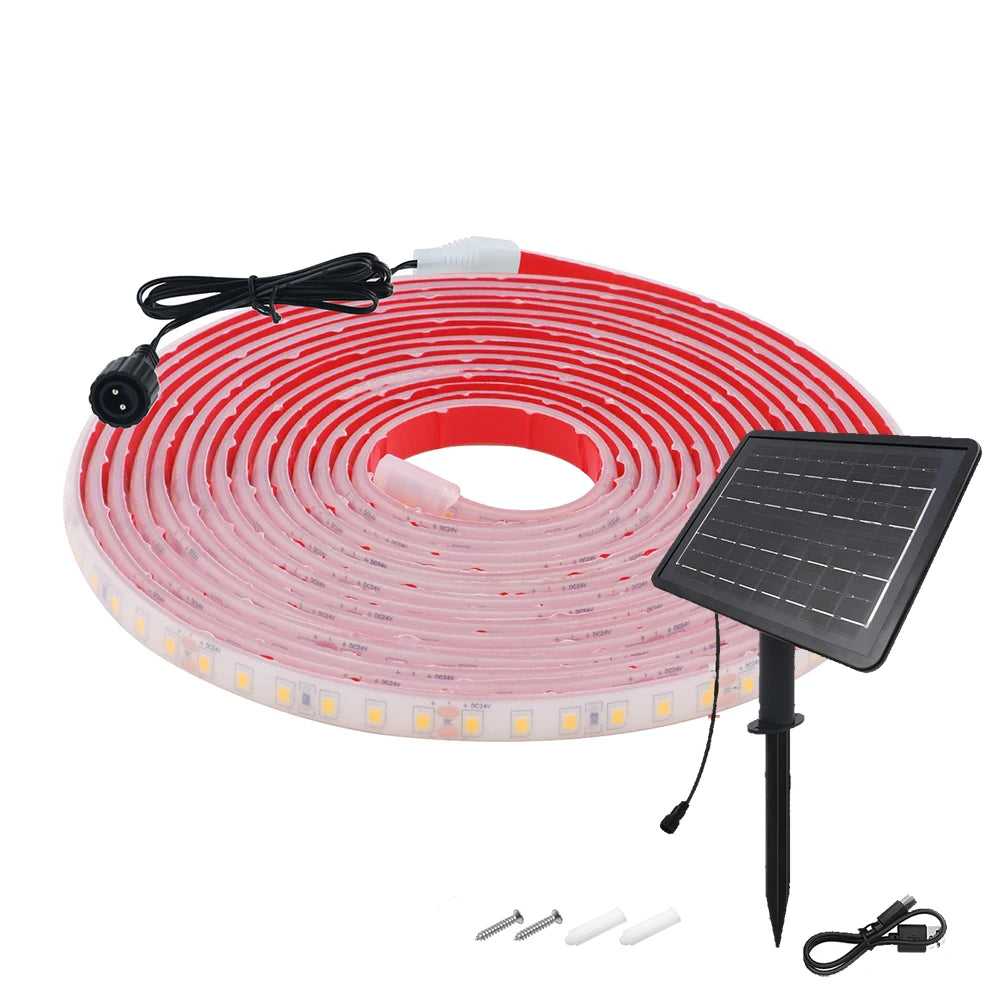 Solar Waterproof Outdoor LED Strip Light