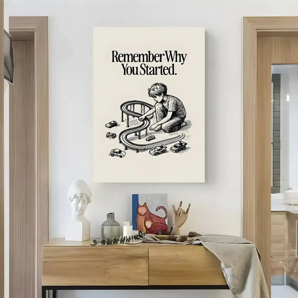 Life Attitude Quotes Waterproof Wall Poster