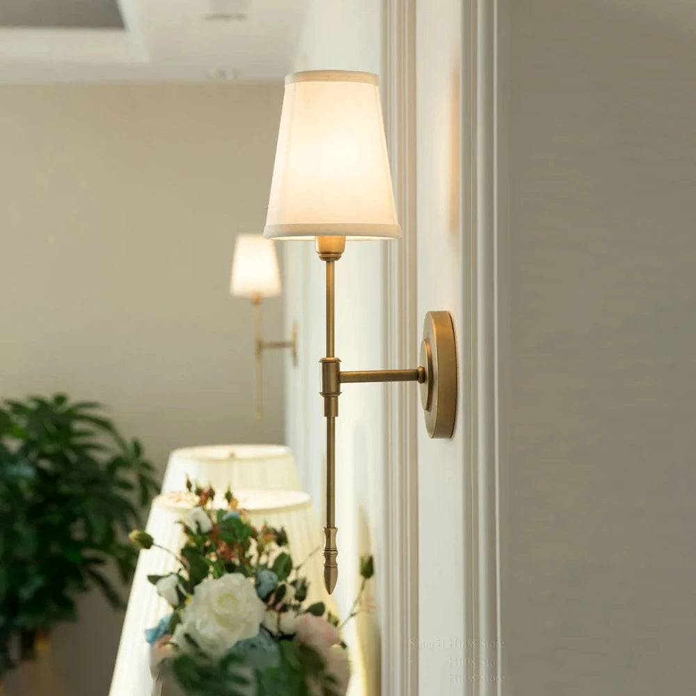 Retro Copper LED Wall Sconce – Bedside & Corridor