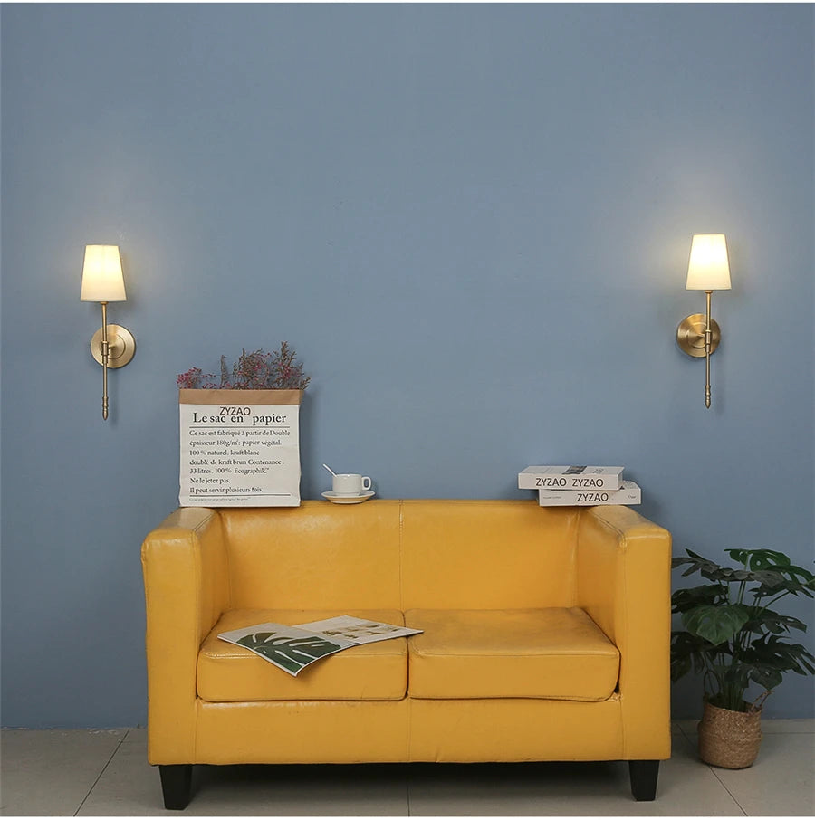 Retro Copper LED Wall Sconce – Bedside & Corridor