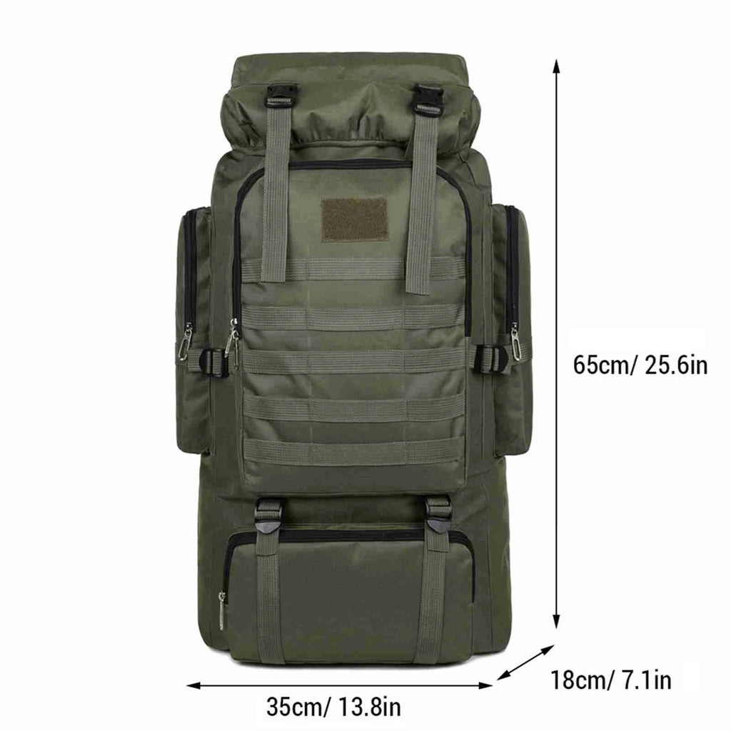 Large Capacity Camo Hiking Backpack
