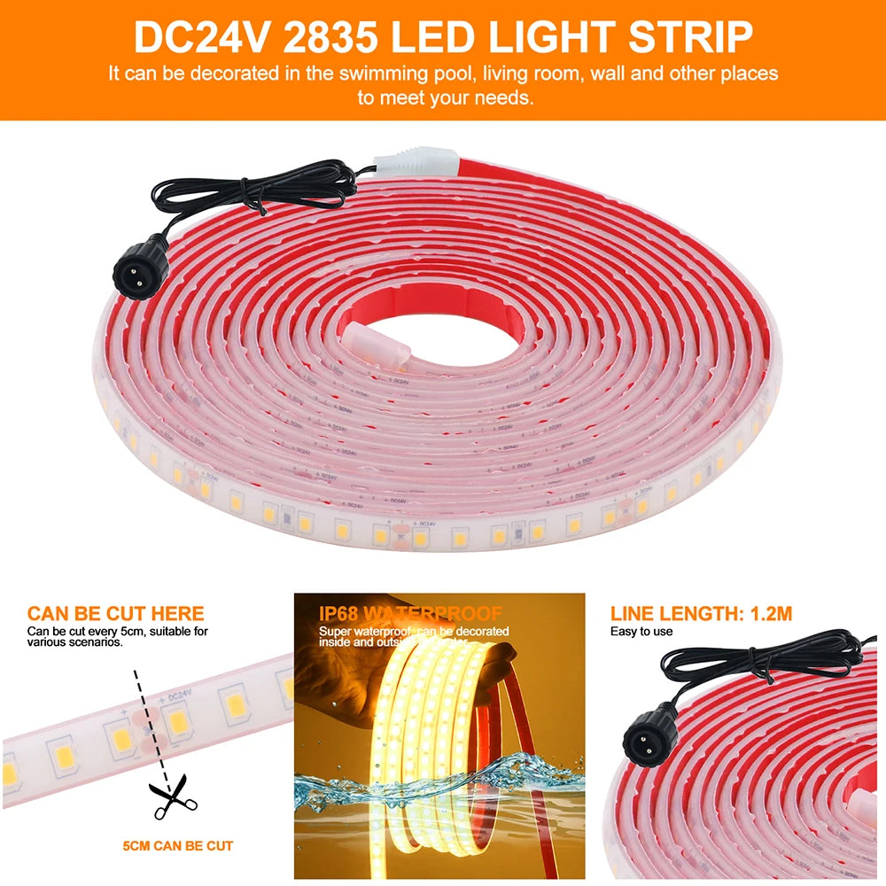 Solar Waterproof Outdoor LED Strip Light