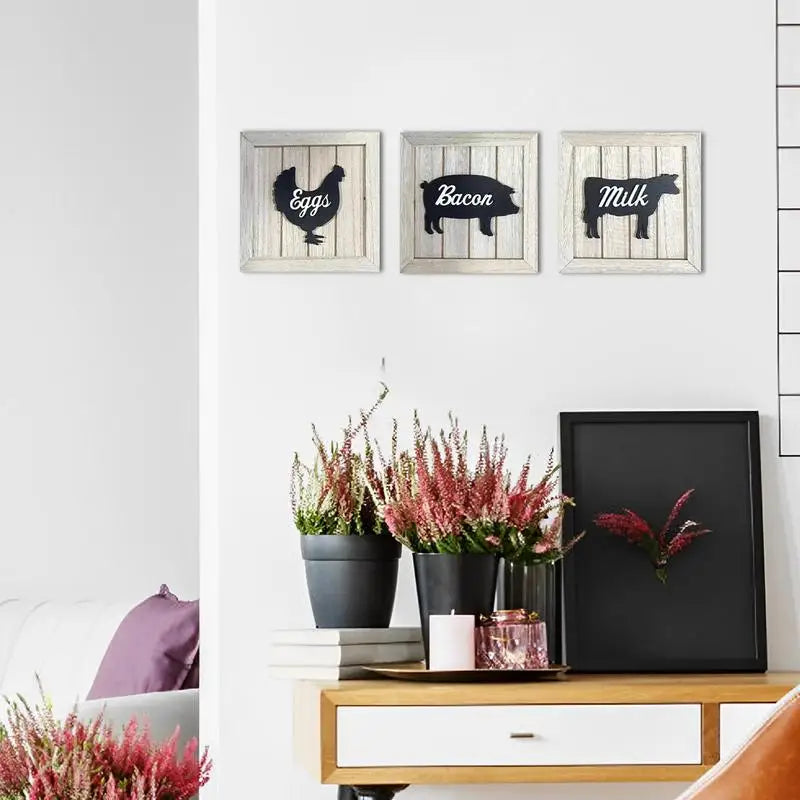 3-Piece Modern Framed Wall Art Set
