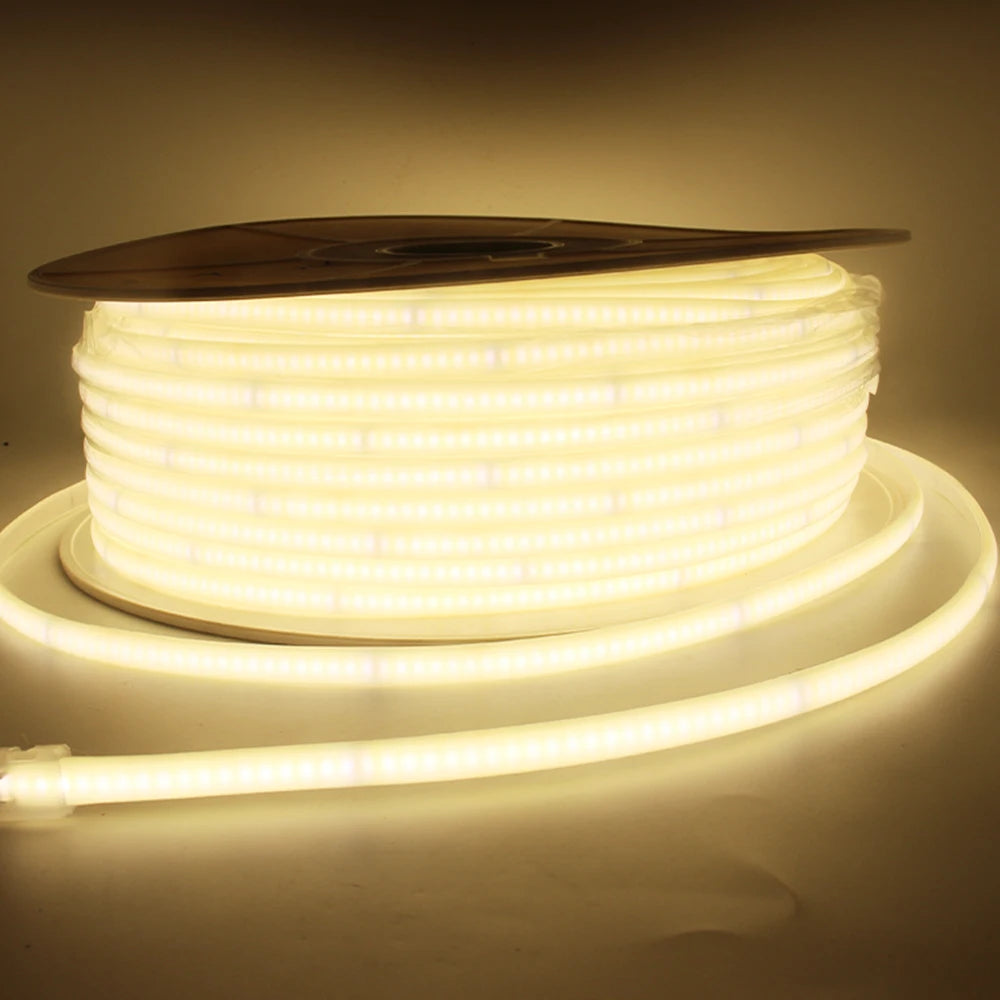 220V Waterproof COB LED Strip Light