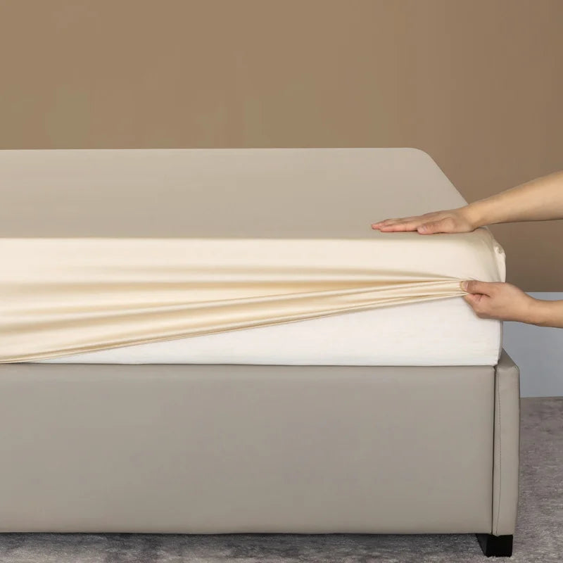 Organic Bamboo Silky Fitted Bed Sheet