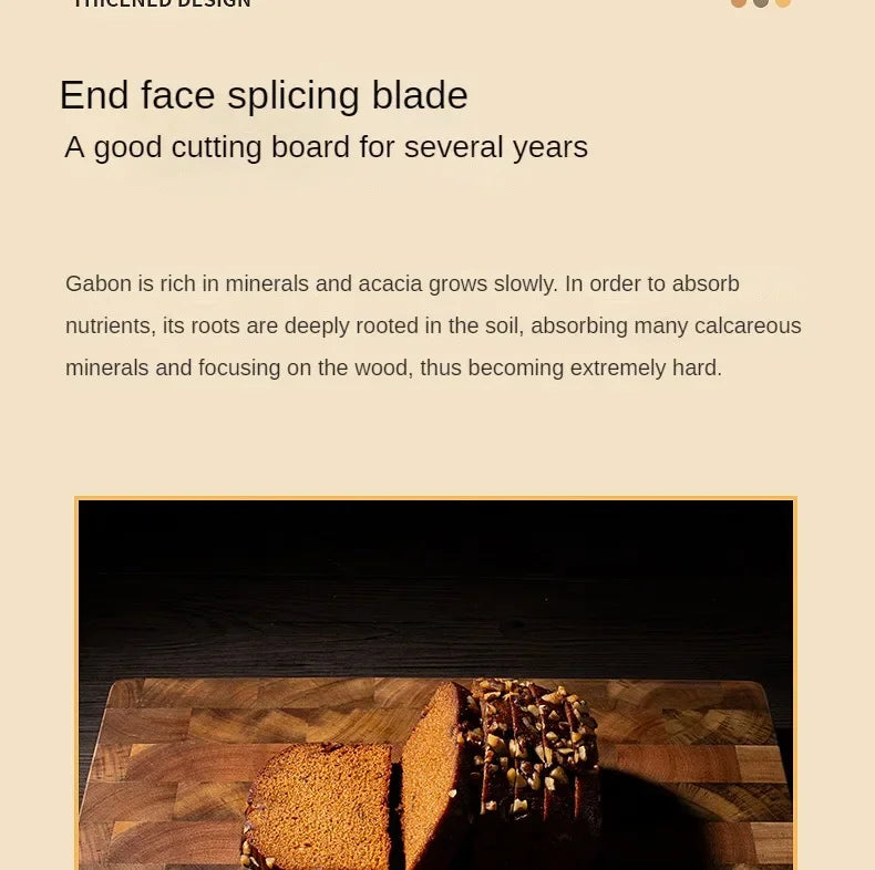 Premium Acacia Wood Splicing Cutting Board