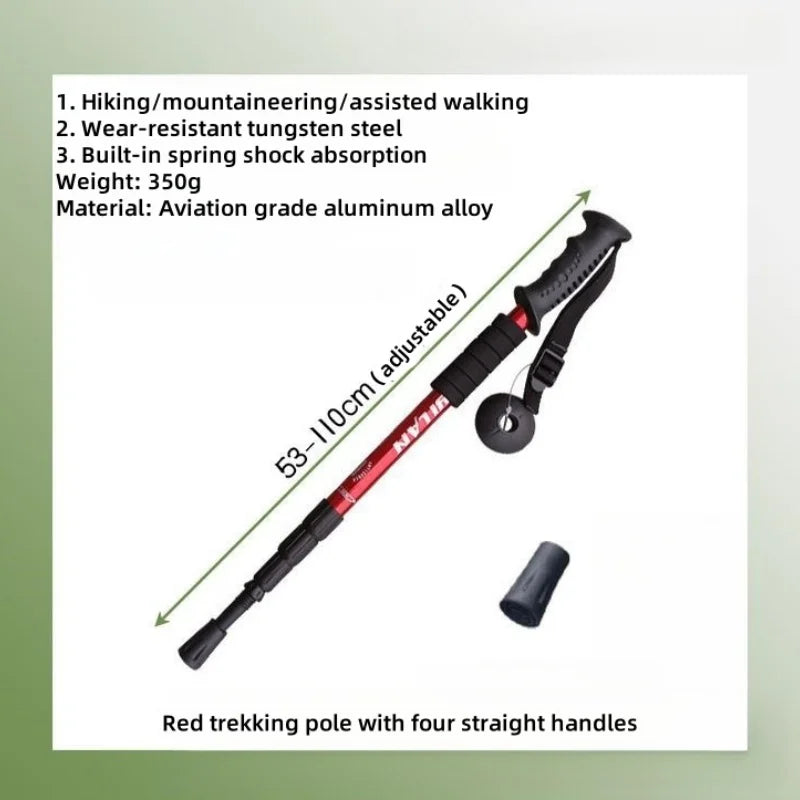 Collapsible Anti-Shock Hiking Trekking Poles