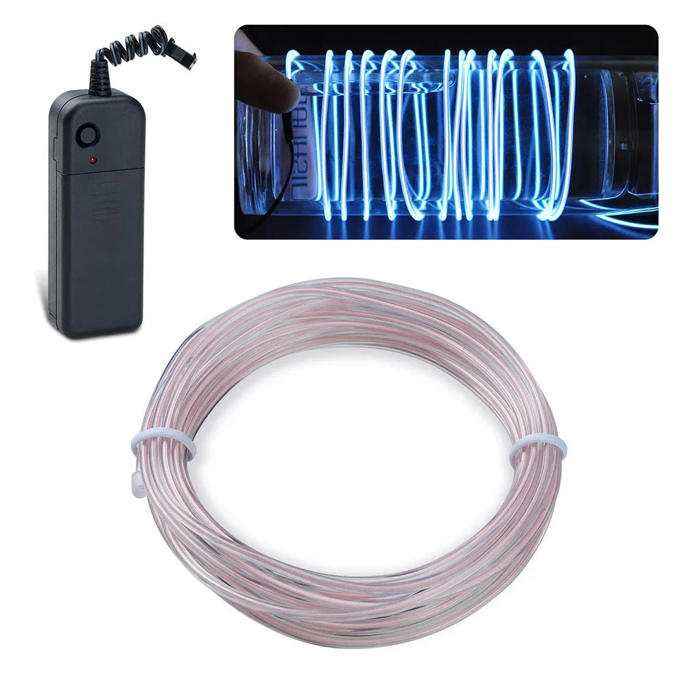 Neon Glow LED Wire Light Strip – Multicolour
